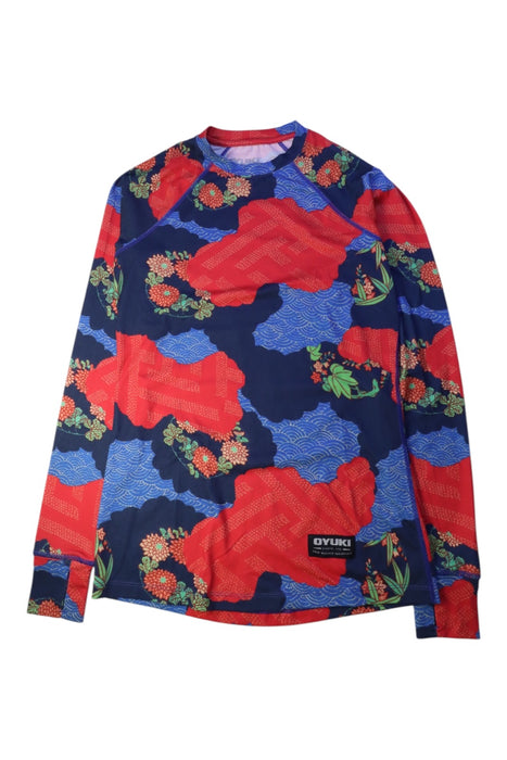 A Multicolour Long Sleeve Tops from OYUKI in size 14Y for girl. (Front View)