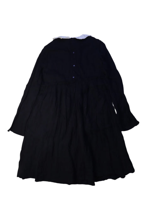 A Black Long Sleeve Dresses from Bonpoint in size 12Y for girl. (Back View)