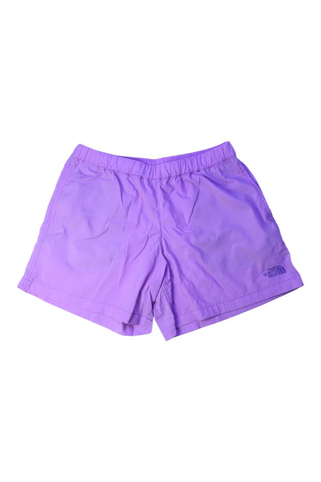 A Purple Shorts from The North Face in size 12Y for girl. (Front View)