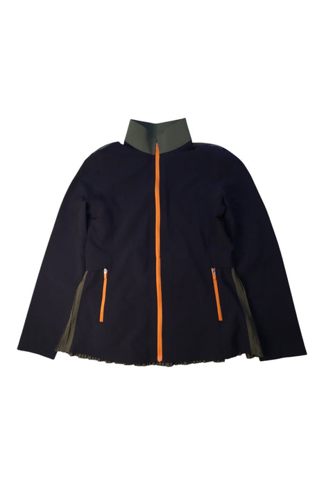 A Navy Lightweight Jackets from Moody Tiger in size 12Y for girl. (Front View)