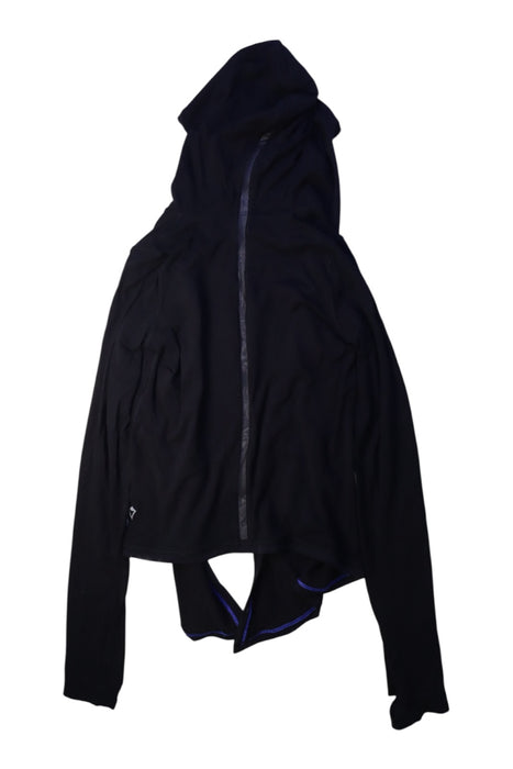 A Black Hooded Sweatshirts from Ivivva in size 10Y for girl. (Back View)