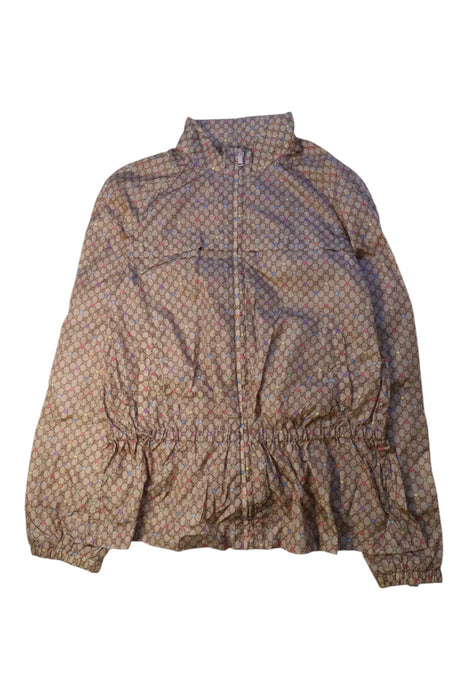 A Beige Lightweight Jackets from Gucci in size 12Y for girl. (Front View)