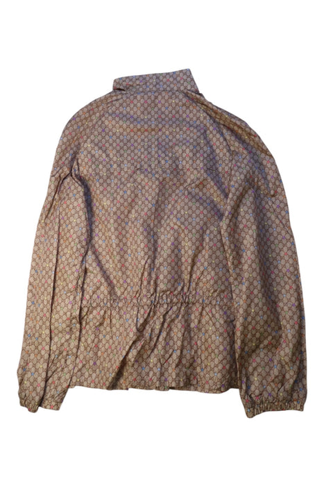 A Beige Lightweight Jackets from Gucci in size 12Y for girl. (Back View)