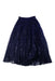 A Navy Long Skirts from Monnalisa in size 8Y for girl. (Front View)