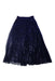 A Navy Long Skirts from Monnalisa in size 8Y for girl. (Back View)
