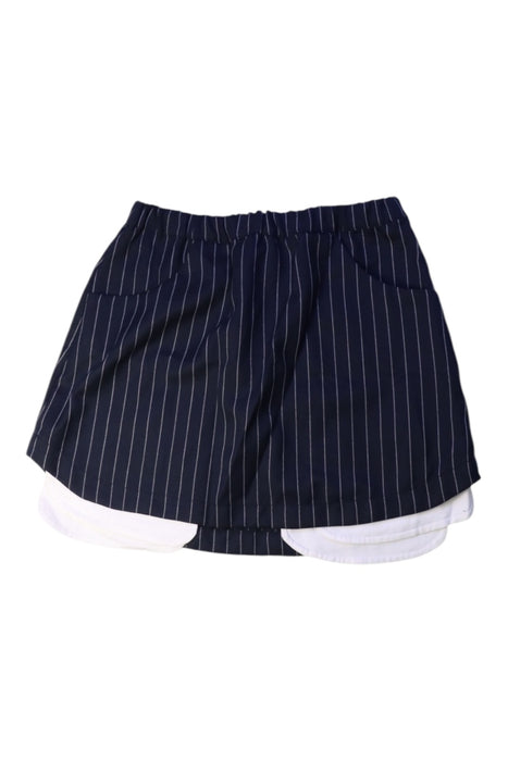 A Navy Short Skirts from DOUUOD in size 12Y for girl. (Front View)