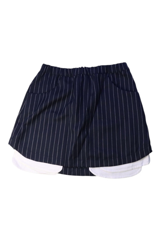 A Navy Short Skirts from DOUUOD in size 12Y for girl. (Front View)