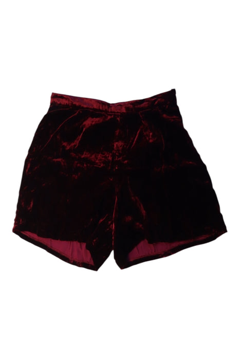 A Burgundy Shorts from Bonpoint in size 12Y for girl. (Front View)