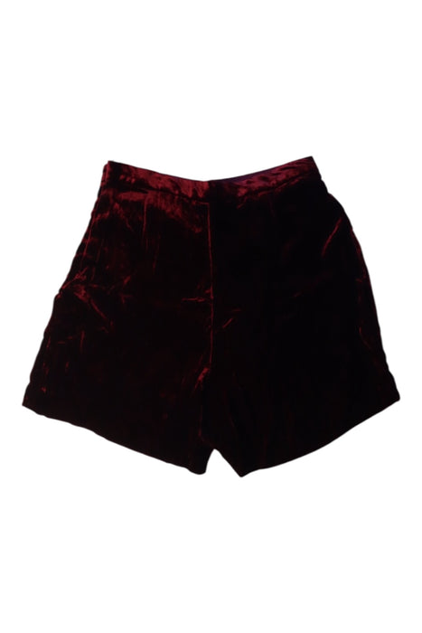 A Burgundy Shorts from Bonpoint in size 12Y for girl. (Back View)