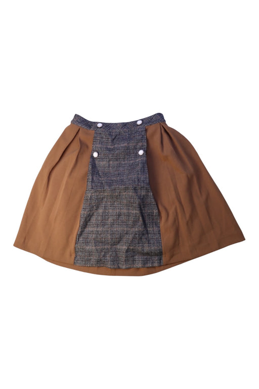 A Brown Mid Skirts from Patachou in size 12Y for girl. (Front View)