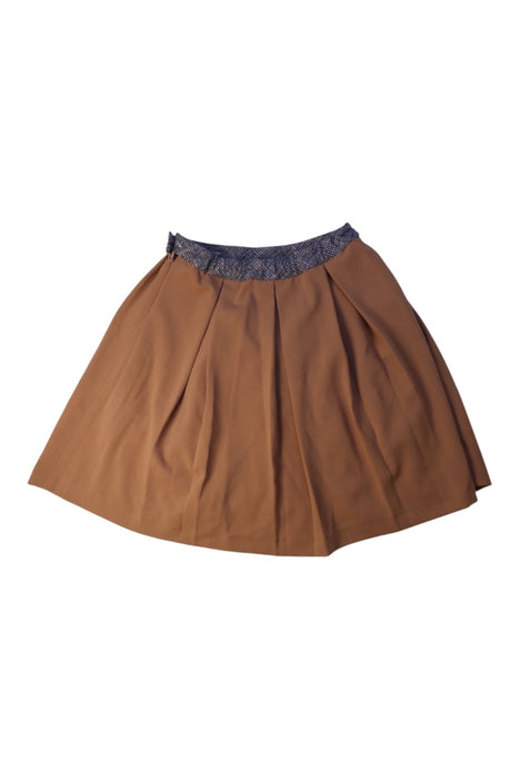 A Brown Mid Skirts from Patachou in size 12Y for girl. (Back View)