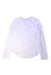 A White Long Sleeve T Shirts from Moody Tiger in size 12Y for girl. (Front View)