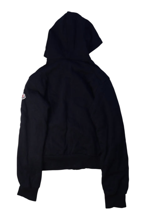 A Black Puffer/Quilted Jackets from Moncler in size 12Y for boy. (Back View)