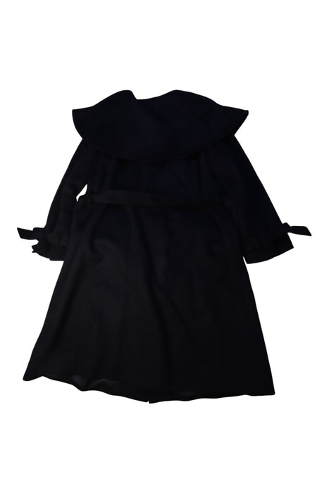A Black Coats from Bora Aksu in size 10Y for girl. (Back View)