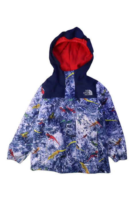 A Multicolour Rain Jackets from The North Face in size 4T for neutral. (Front View)