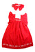 A Red Dress Sets from purebaby in size 18-24M for girl. (Front View)