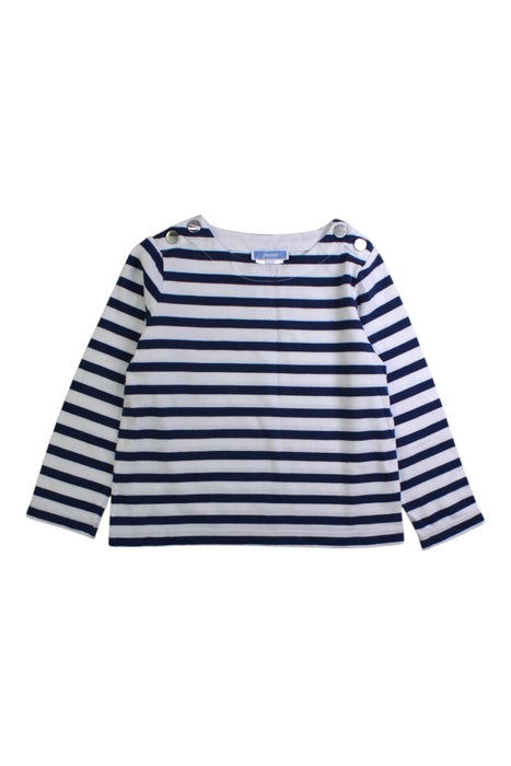 A Navy Long Sleeve Shirts from Jacadi in size 3T for neutral. (Front View)