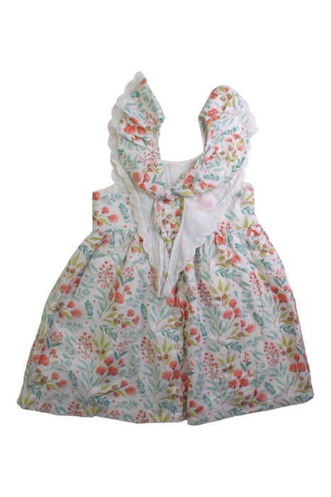 A Multicolour Sleeveless Dresses from purebaby in size 18-24M for girl. (Back View)