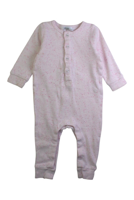 A Pink Onesies from Bébé by Minihaha in size 6-12M for girl. (Front View)