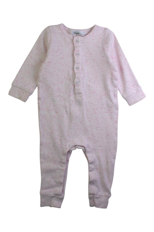 A Pink Onesies from Bébé by Minihaha in size 6-12M for girl. (Front View)