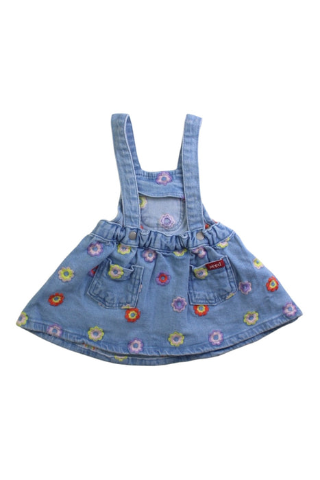 A  Overall Dresses from Seed in size 3-6M for girl. (Back View)