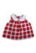 A Red Sleeveless Dresses from Jacadi in size 2T for girl. (Front View)