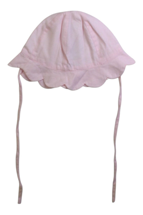 A Pink Sun Hats from Jacadi in size Newborn for girl. (Front View)