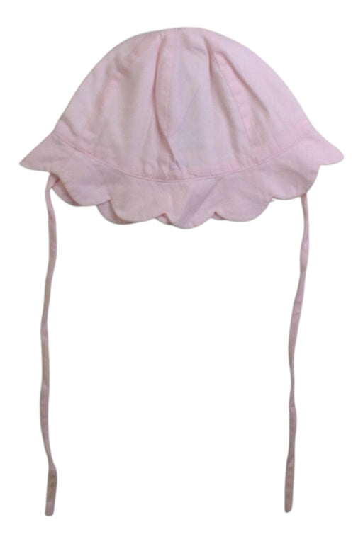 A Pink Sun Hats from Jacadi in size Newborn for girl. (Front View)