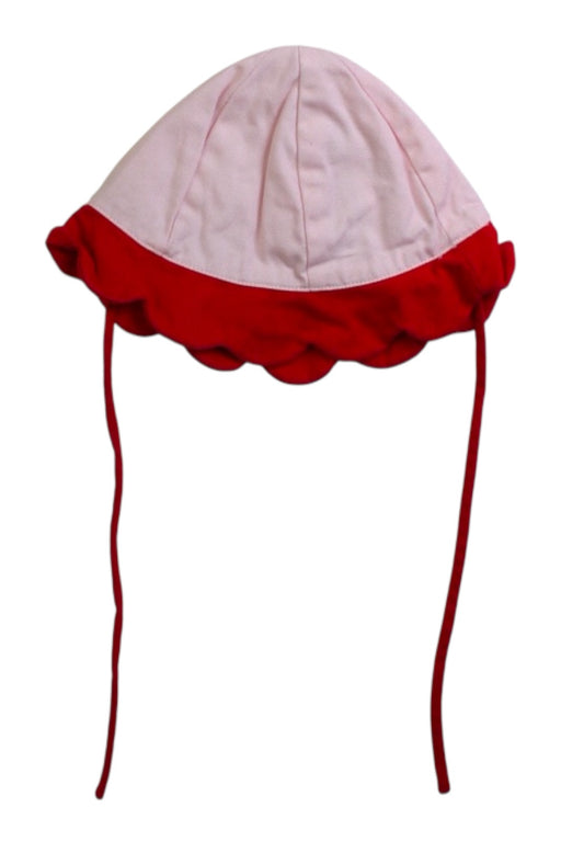 A Pink Sun Hats from Jacadi in size Newborn for girl. (Front View)