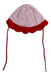 A Pink Sun Hats from Jacadi in size Newborn for girl. (Back View)