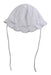 A White Sun Hats from Jacadi in size 0-3M for girl. (Front View)