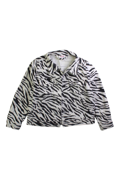 A Black Lightweight Jackets from Seed in size 5T for girl. (Front View)