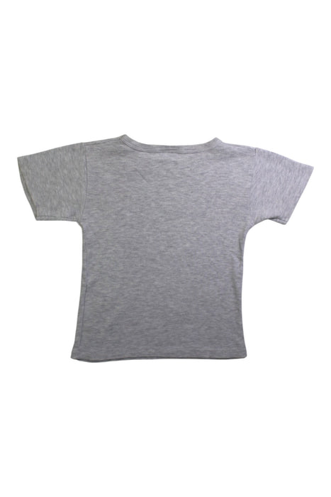A Grey Short Sleeve T Shirts from Petit Bateau in size 3T for neutral. (Back View)