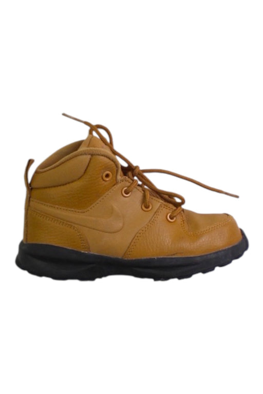 A Brown Casual Boots from Nike in size 4T for boy. (Front View)