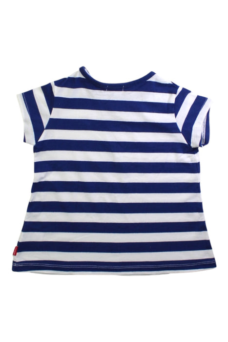 A Blue Short Sleeve T Shirts from Hot Biscuits Mikihouse in size 12-18M for girl. (Back View)