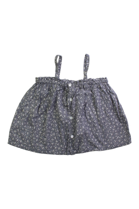 A Grey Sleeveless Tops from Bonpoint in size 12-18M for girl. (Back View)