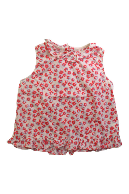 A Pink Sleeveless Tops from Benebene in size 2T for girl. (Front View)