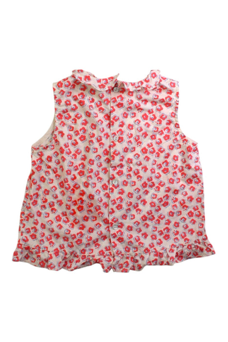 A Pink Sleeveless Tops from Benebene in size 2T for girl. (Back View)