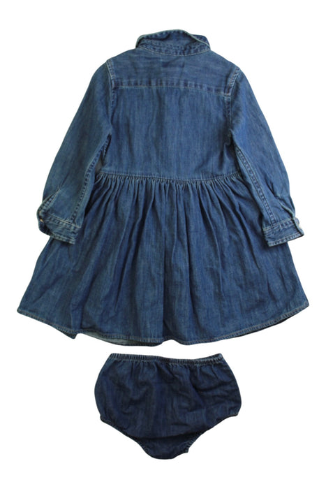 A Blue Dress Sets from Ralph Lauren in size 12-18M for girl. (Back View)