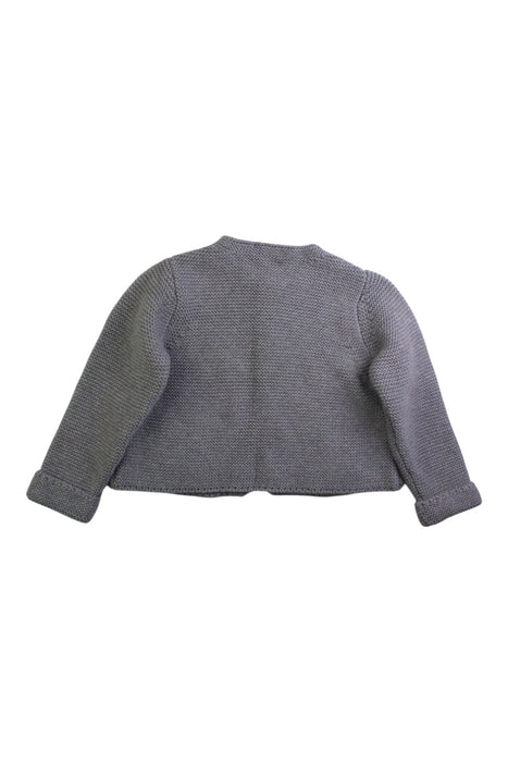 A Blue Cardigans from Nanos in size 2T for girl. (Back View)