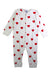 A White Onesies from Petit Bateau in size 2T for neutral. (Front View)