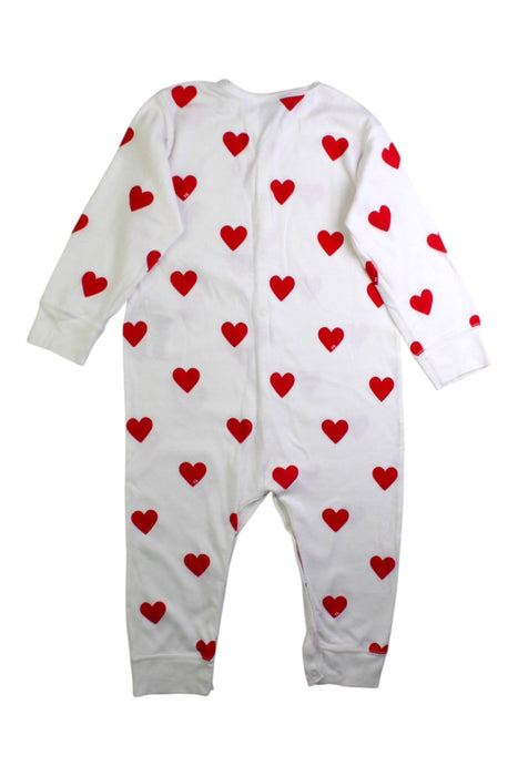 A White Onesies from Petit Bateau in size 2T for neutral. (Back View)