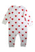 A White Onesies from Petit Bateau in size 2T for neutral. (Back View)