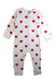 A Red Onesies from Petit Bateau in size 3T for neutral. (Front View)