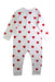 A Red Onesies from Petit Bateau in size 3T for neutral. (Back View)