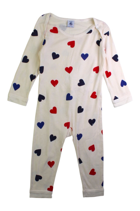 A Multicolour Onesies from Petit Bateau in size 2T for neutral. (Front View)