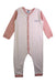 A Pink Onesies from Petit Bateau in size 3T for boy. (Front View)
