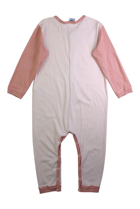 A Pink Onesies from Petit Bateau in size 3T for boy. (Back View)