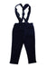 A Navy Long Overalls from Nanos in size 2T for girl. (Back View)