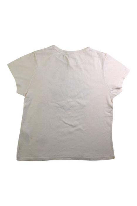 A Ivory Short Sleeve T Shirts from Petit Bateau in size 10Y for boy. (Back View)